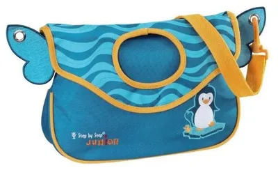 Zdjęcie produktu dla Step by Step Alpbag Girls Little Penguin, Dziewczyna, Szkolna torba na ramię, School messenger, Żłobki i przedszkola, Niebieski, Żółty, Obraz