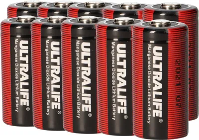 Obrázok produktu pre 10x batérie Ultralife CR123A 3V 1,6Ah 2/3A Li-MnO2 2/3A