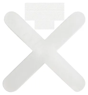 Produktbild von Fliesenkreuze Fliesenabstandshalter Fliesenkreuz - 3 mm - 1000 Stück - Weiß - Für Boden- und Wandfliesen