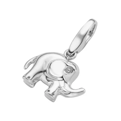 Produktbild von Charm Giorgio Martello Milano Elefant mit Clipöse, Silber 925 Silber Onesize