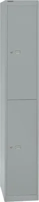 Produktbild von Bisley Garderobenschrank Office - Farbe: Silber