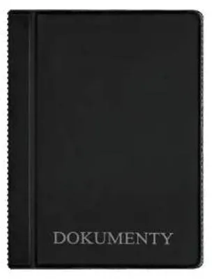 Produktbild von Mini-Dokumentenordner, Premium-Ausführung, schwarz - Biurfol