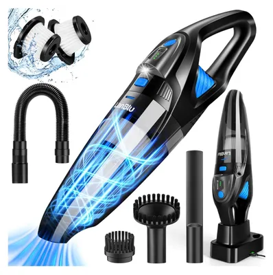 Handstaubsauger 25.000 Pa, 120 W, 8.000 mAh, 600 ml, LED, HEPA-Filter