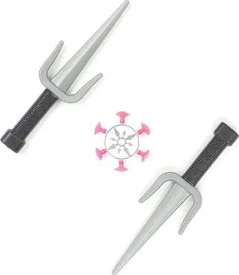 Immagine prodotto di Set Ninja per bambini Sai set grigio-nero - taglia unica