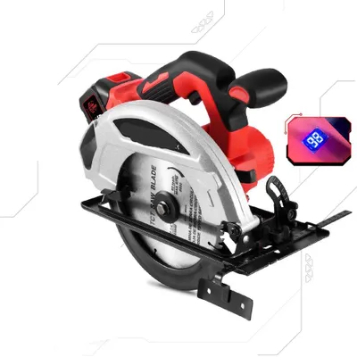 Image de Scie circulaire - Scie circulaire électrique sans fil de 185 mm, sans balais, à 11000 RPM, avec LED, sans batterie