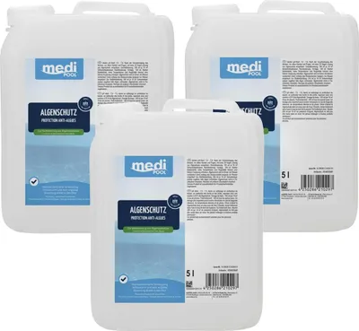 Produktbild von mediPOOL Algenschutz 3x 5 L