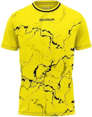 Produktbild von Sport-T-Shirt Givova Grafite Gelb-Schwarz Gelb - M