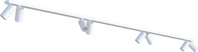 Produktbild von Strahler Metall GU10 verstellbar Weiß länglich Modern Spot Lampe