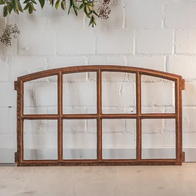 Produktbild von Gartenmauer Fenster für 8 Scheiben, Spiegelfenster, Eisenfenster Stall 47,5x78
