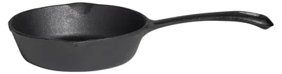 Produktbild von Gusspfanne mit Stiel - Grillpfanne aus Gusseisen - D: 16cm - Feuerpfanne - 0,5l - rund