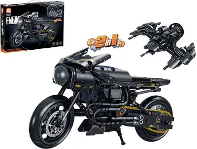 Produktbild von Bausteine 2in1 Motorrad/Raumschiff 571 el.
