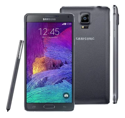 Produktbild von Samsung Galaxy Note 4 SM-N910F Schwarz 3GB/32GB 14,5cm (5,7Zoll) Android Smartphone