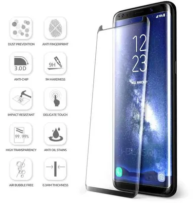 Produktbild von Samsung Galaxy S10 Schutzglas Schutzfolie 3D durchsichtig Echt Glas HQ