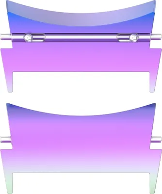 Produktbild von Für Samsung Galaxy Watch5 /Watch5 Pro /Watch4 /Watch4 Classic Adapter Regenbogen
