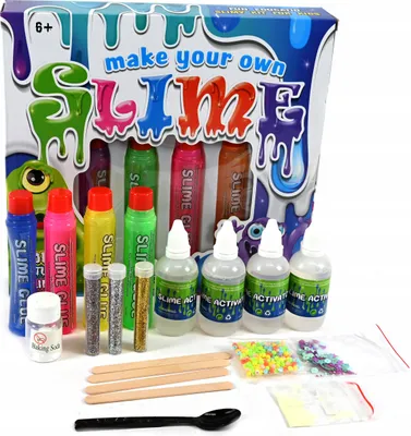 Produktbild von Slime Set Selber Machen XXL Schleim Kit DIY Bastelset Kinder Antistress Spielzeug