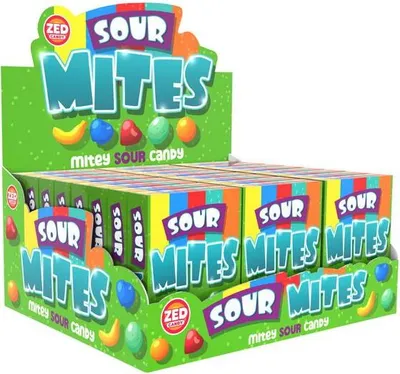 Zdjęcie produktu dla Zestaw Zed Candy Milben Sour Theater (12 sztuk)