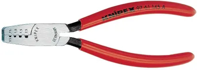 Produktbild von Aderendhülsenzange L.145mm 0,25-2,5 (AWG 23-13) mm² pol.Ku.-Überzug KNIPEX