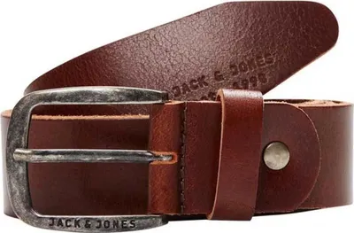 Image de JACK & JONES Ceinture en cuir pour homme JACPAUL Belt Cuir véritable |