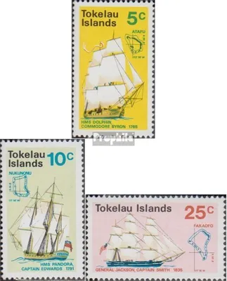 Produktbild von Briefmarken Tokelau 1970 Mi 15-17 (kompl.Ausg.) postfrisch Entdeckungsgeschichte der Inselgruppe