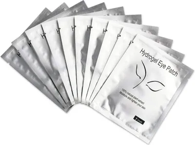 Produktbild von 60 Paar Wimpernverlängerung Pads Wimpernpads Eye Gel Patches Augenpads Fusselfrei Einzelne Wimpern Pads für Wimpernverlängerung Augengelpads Ohne Gel