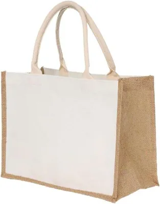 Produktbild von Große Einkaufstasche Jute Totebag Damen