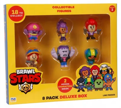 Produktbild von Brawl Stars S2 Figures -8 Pack Deluxe Box Ver.a