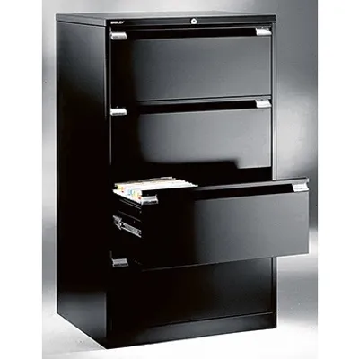 Produktbild von BISLEY Hängeregistraturschrank Maße: 80 x 132,1 x 62,2 cm (B x H x T) Werkstoff: Stahl Farbe: schwarz
