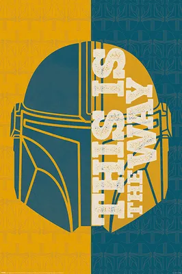 Produktbild von Star Wars Poster The Mandalorian