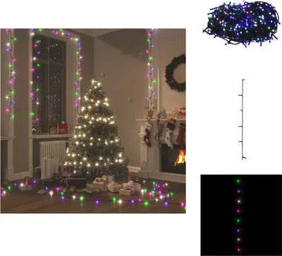 Obrázok produktu pre vidaXL LED rozprávkové svetlá s 1000 LED diódami pastelové viacfarebné 100 m PVC - Vianočné osvetlenie