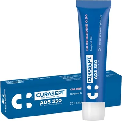 Produktbild von 1x CURASEPT ADS 350 Heilgel für Zahnfleisch mit Chlorhexidin 30 ml