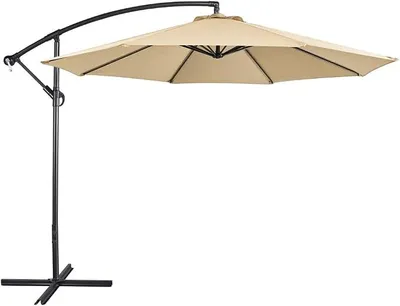 Imagen del producto de Parasol para jardín de 300 cm, inclinable, de forma octogonal