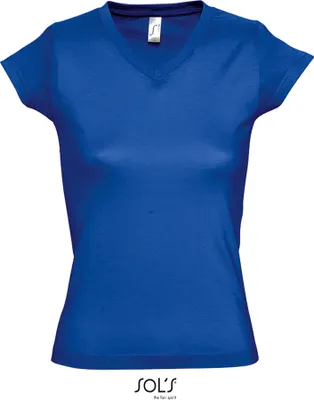 Immagine prodotto di SOLs 11388 | Maglietta Moon da donna con scollo a V - Colore: Royal Blue - Taglia: XXL