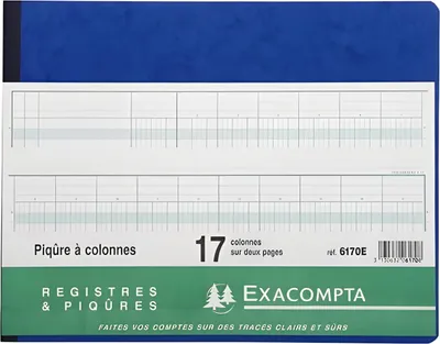 Produktbild von EXACOMTA Spaltenbuch 20 Spalten auf 2 Seiten 24 Zeilen