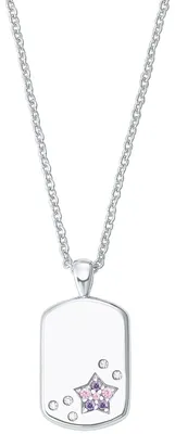 Produktbild von Prinzessin Lillifee Collier Stern 925 Silber rosa Zirkonia