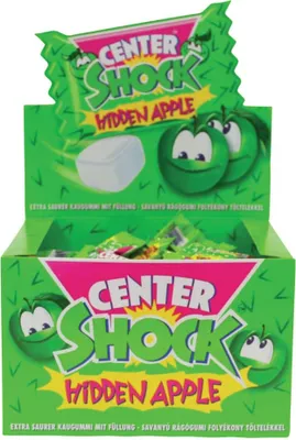 Image de Center Shock Gomme à mâcher pomme extra acide 100 pièces