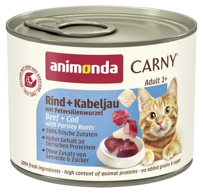 Produktbild von animonda 4017721837019, Adult, Rind, Kabeljau, 200 g