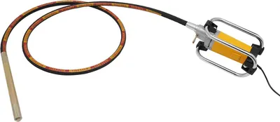 Produktbild von Betonrüttler - Elektrischer Hand-Betonvibrator - 2000 W - 4300 U/min - 220 V 50–60 Hz - Vibrationswelle 4 m - Gelb