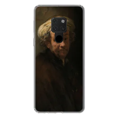 Produktbild von MuchoWow® Handyhülle Schutzhülle Hülle für Huawei P40 Lite Selbstbildnis als Apostel Paulus - Gemälde von Rembrandt van Rijn Silikon Softcase Handy Hülle - Handy