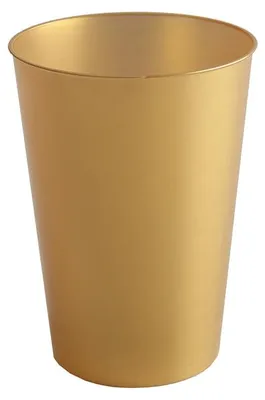 Produktbild von 10 Plastik-Gläser gold-Umweltverträglich und wiederverwendbar
