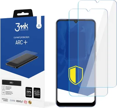 Produktbild von 3mk Display Schutzfolie ARC+ für Vivo V21e  0,17mm Self-Heal (2 Stück)