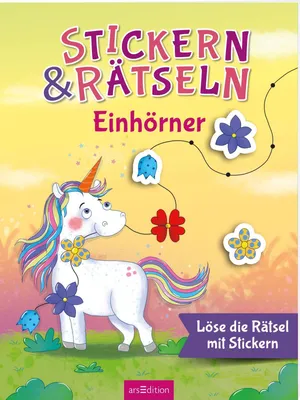 Produktbild von Stickern & Rätseln - Einhörner