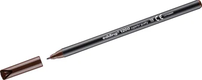 Obrázek produktu pro Vláknová pera edding 1200 colorpen 1 mm tmavě hnědá balení po 5 kusech