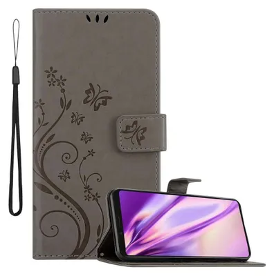 Immagine prodotto di Cadorabo cover per Sony Xperia 1 / Xperia XZ4 cover protettiva in grigio cover protettiva cover cellulare cover custodia fiori fiore