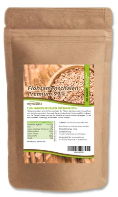 Produktbild von Mynatura Flohsamenschalen Premium 99% - ab 1000g - 1 Beutel