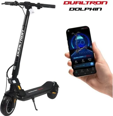Image de Trottinette électrique DUALTRON Dolphin, 9 pouces, 600W Max, Autonomie 50KM, 36V 12Ah