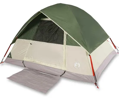 Immagine prodotto di vidaXL Tenda da campeggio a cupola 3 persone verde impermeabile