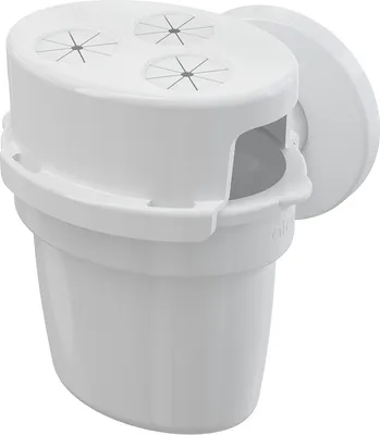 Produktbild von Alcadrain Trichtersiphon mit Kugel für abtropfendes Kondensat und mit dem Schlauchhalter DN32