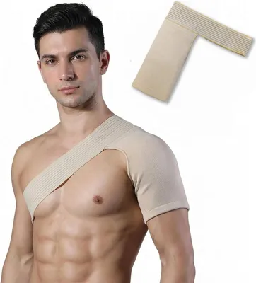 Produktbild von verstellbare schulterbandage, atmungsaktive schulterstütze unisex, für linke & rechte schulter, sport, gelenkschutz & rehabilitation