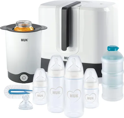 Produktbild von NUK First Choice+ Feeding Set – Komplettset Timeless, BPA-frei