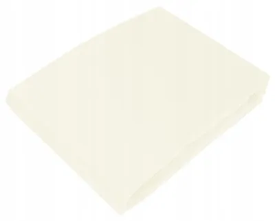 Produktbild von Nyks Premium Jersey Spannbettlaken 200x200 cm, Ecru